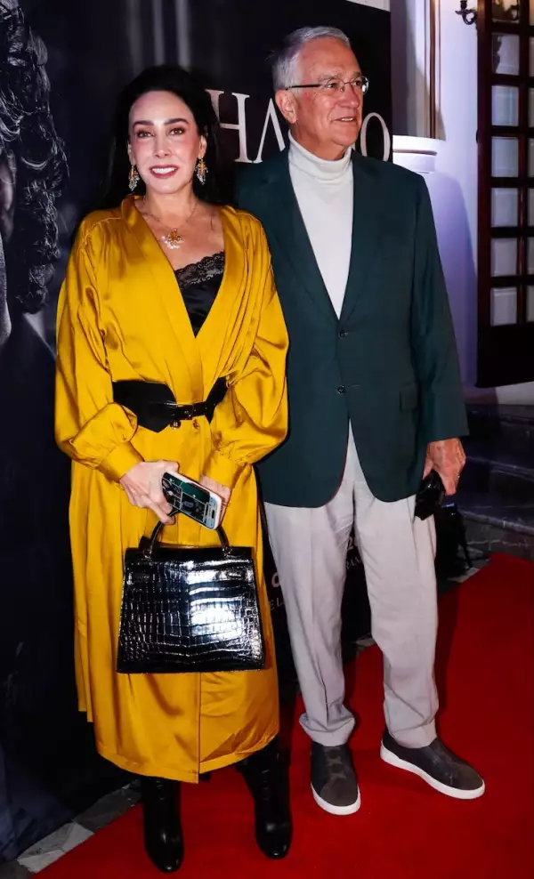 Ricardo Salinas Pliego y María Laura Medina