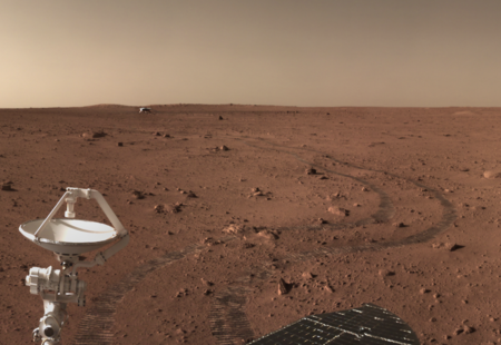 El recorrido del rover chino Zhurong en Marte