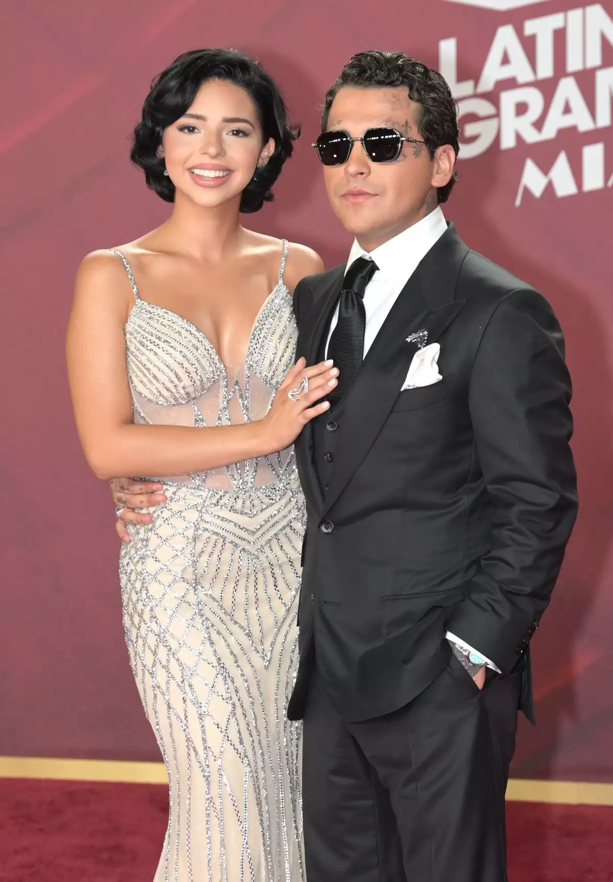 Christian Nodal y Ángela Aguilar