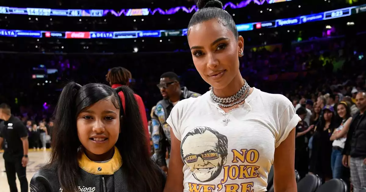 North West y Kim Kardashian