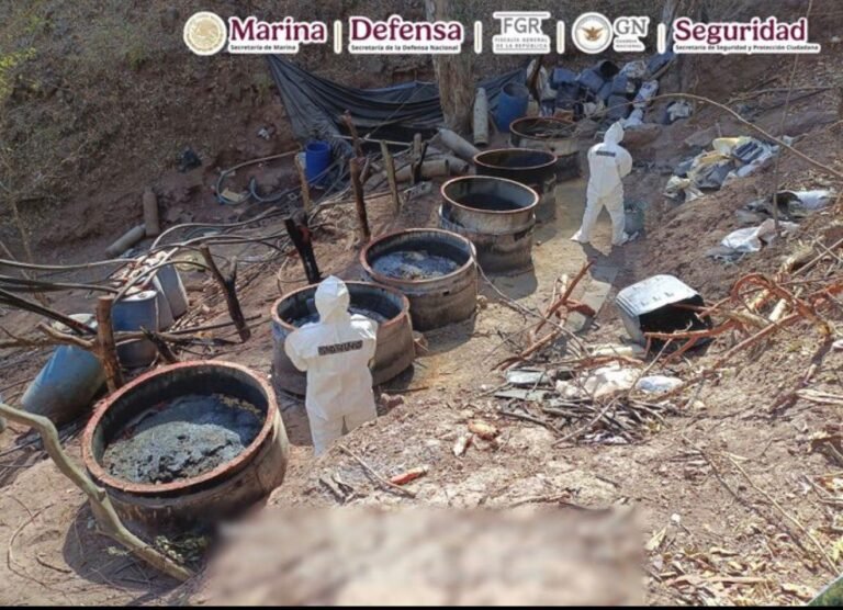 VIDEO🚨 Golpe al narcotráfico: Destruyen 5 laboratorios clandestinos y aseguran más de una tonelada de metanfetamina 💥🧪