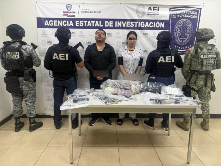 🚨👉🏻 Les aseguran arsenal, droga y más de 836 mil pesos durante cateo en Bosques de Senecú