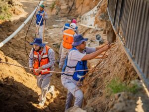 Avanza 60% reparación de daños por deslave en Águilas de Zaragoza
