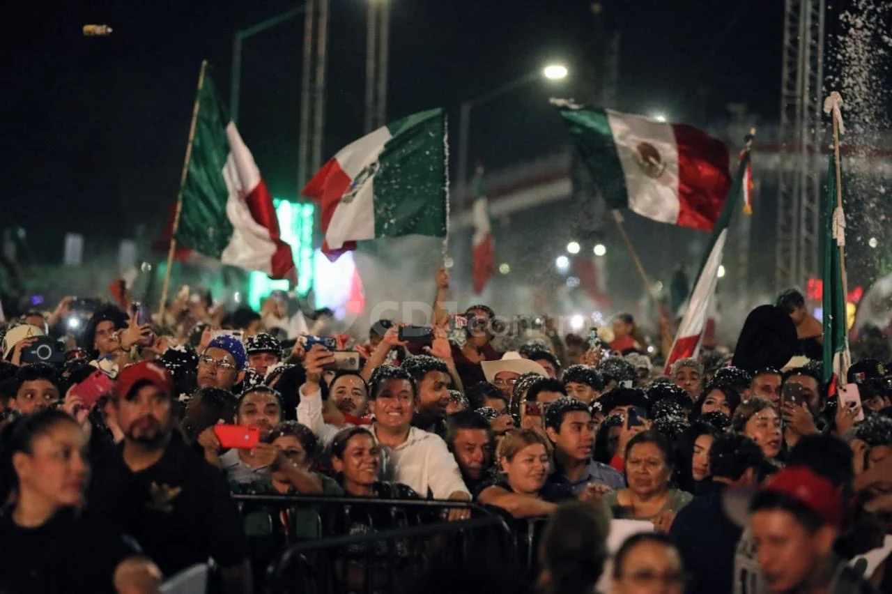 Reúne Grito de Independencia a cerca de 40 mil juarenses en El Chamizal