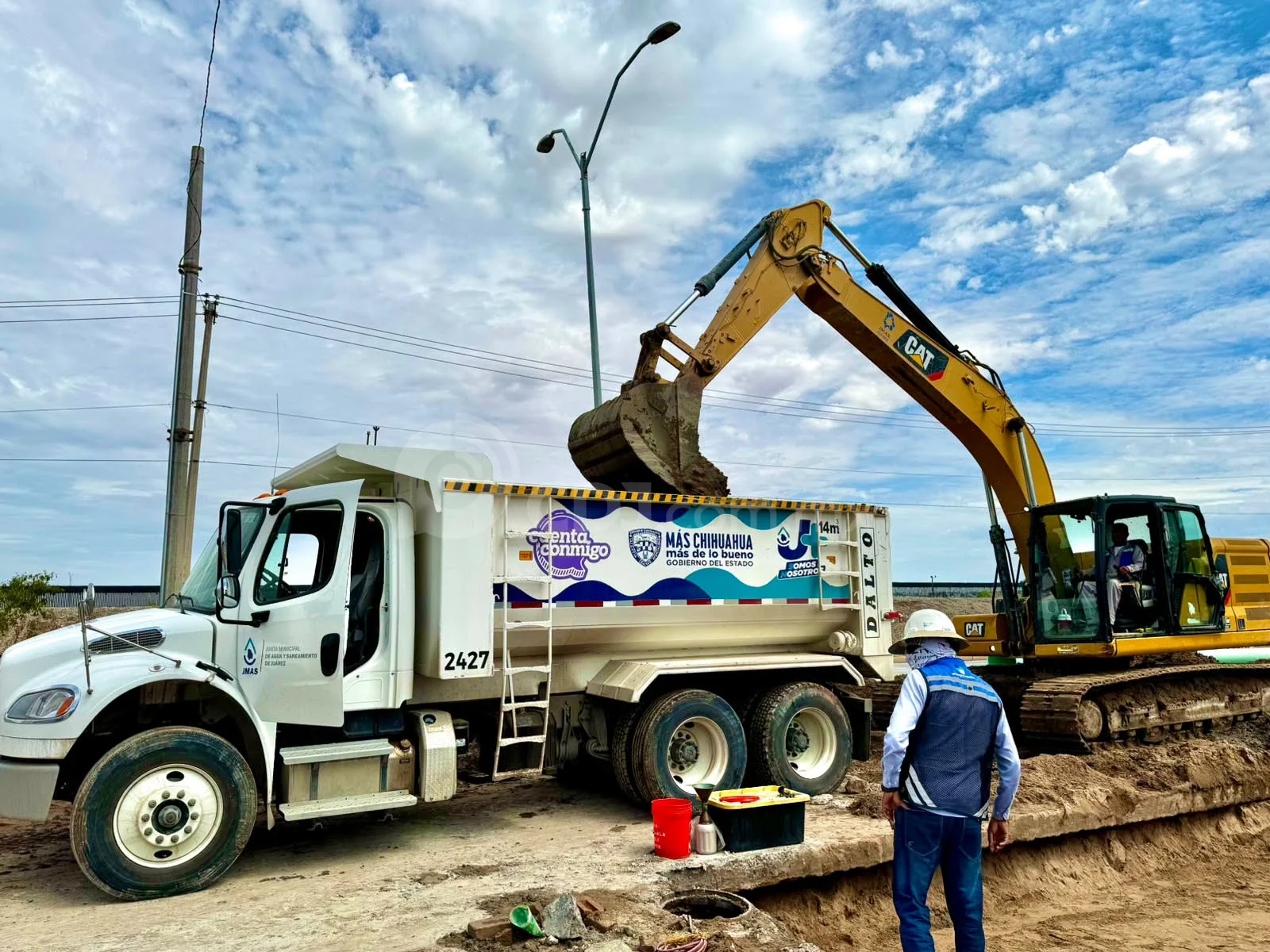 Lluvias retrasan apertura de reparación en el bulevar Cuatro Siglos