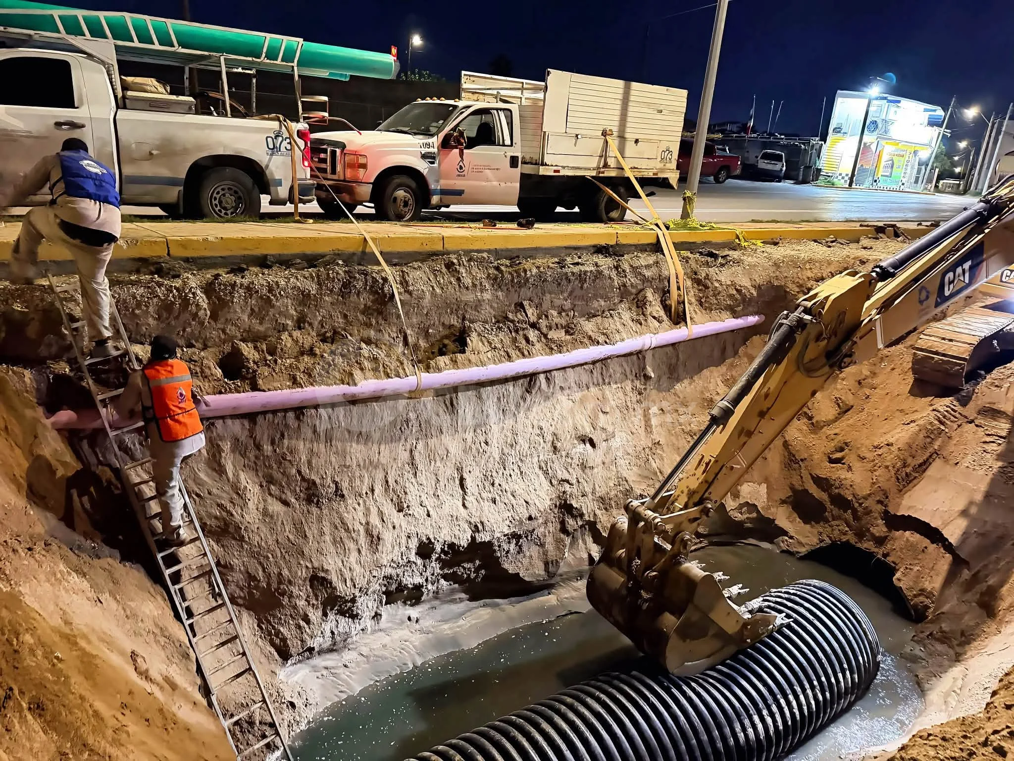 Trabajos emergentes en 15 puntos críticos de Juárez dañados por lluvias; reparaciones avanzan