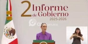 En México no se reprime ni se silencia a quienes piensan distinto”: Claudia Sheinbaum durante su Segundo Informe.