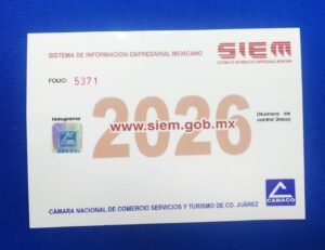 CANACO Juárez pide transparencia a Secretaría de Economía por cobro del SIEM y engomados de CONCANACO