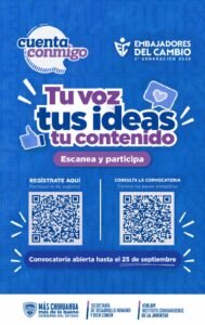 Hoy es el último día para registrarse como Embajador del Cambio