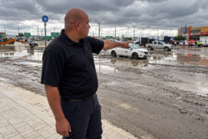 Municipio intervendrá encharcamiento recurrente en Talamás Camandari y Paseo San Isidro