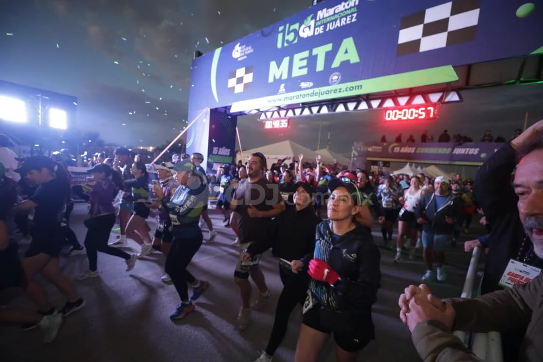 Luis Ángel Pérez y Leah Jebiwot ganan el Maratón Internacional de Juárez