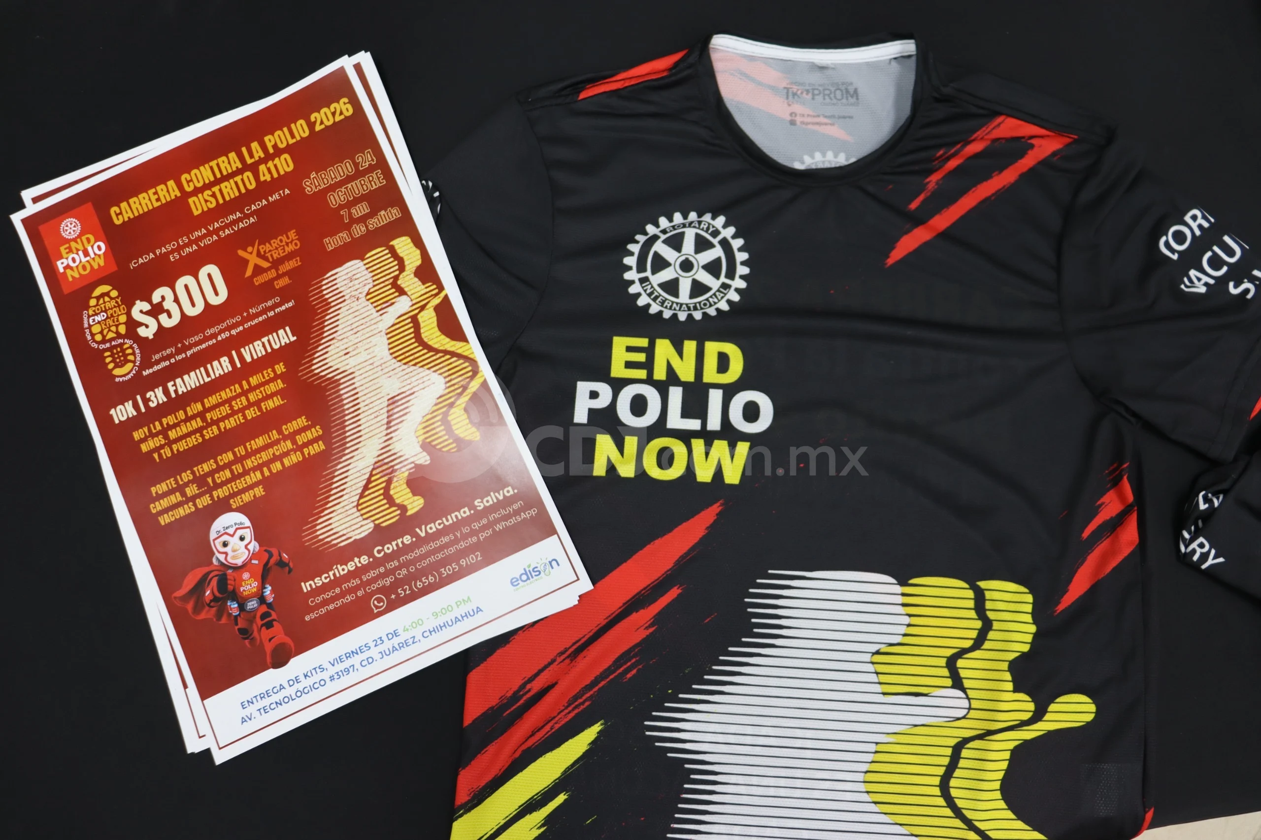 Invitan a correr contra la polio este sábado en Ciudad Juárez