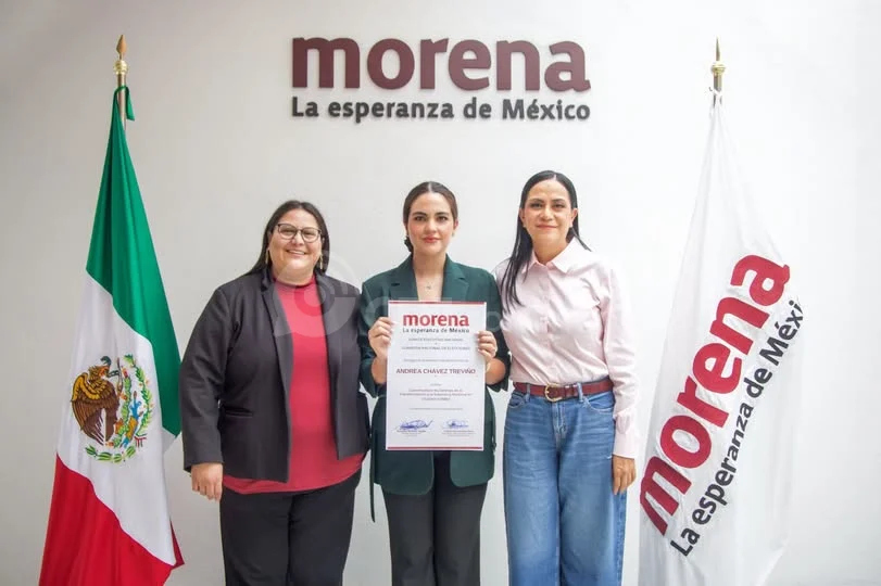 Confirma CEN de Morena a Andrea Chávez como coordinadora en Juárez