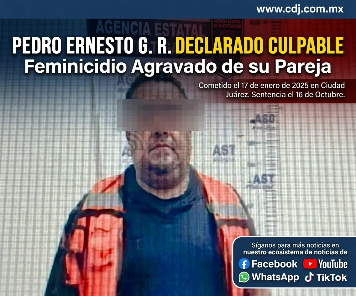 Dictarán sentencia a feminicida el próximo 16 de octubre
