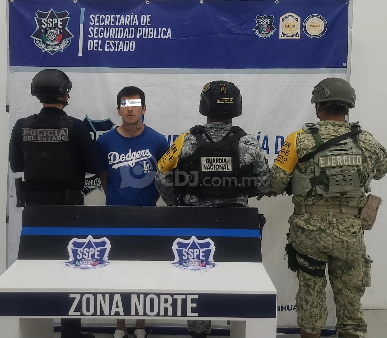 Detienen en Juárez a sujeto con orden de aprehensión por homicidio