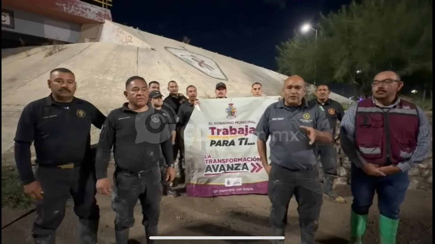 Reabren avenida De las Torres tras retirar el agua acumulada por lluvias torrenciales