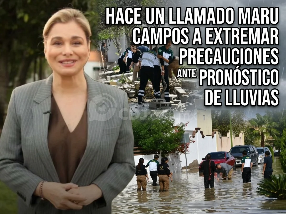Maru Campos llama a extremar precauciones ante fuertes lluvias en Chihuahua